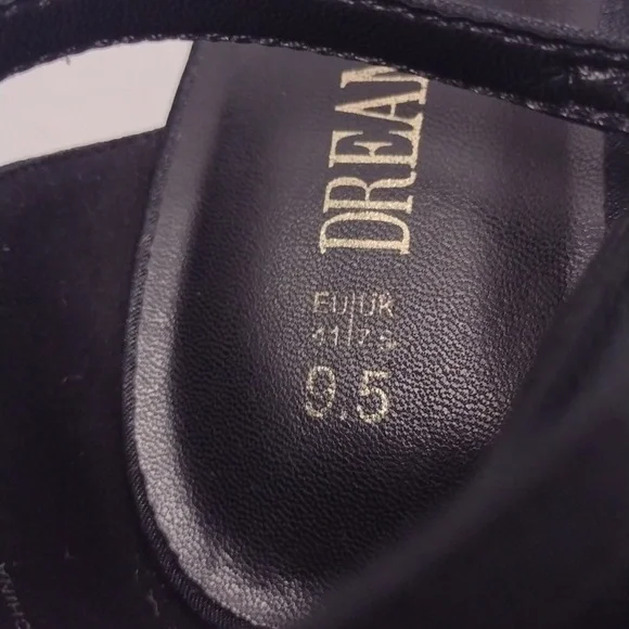 Dream Pairs Black Platform Shoes with High Chunky Heel and Thick Ankle Strap 9.5 - Picture 11 of 11